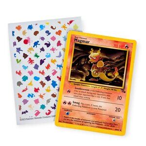 Fossil Pokemon Card (AX15): Magmar 39/62
